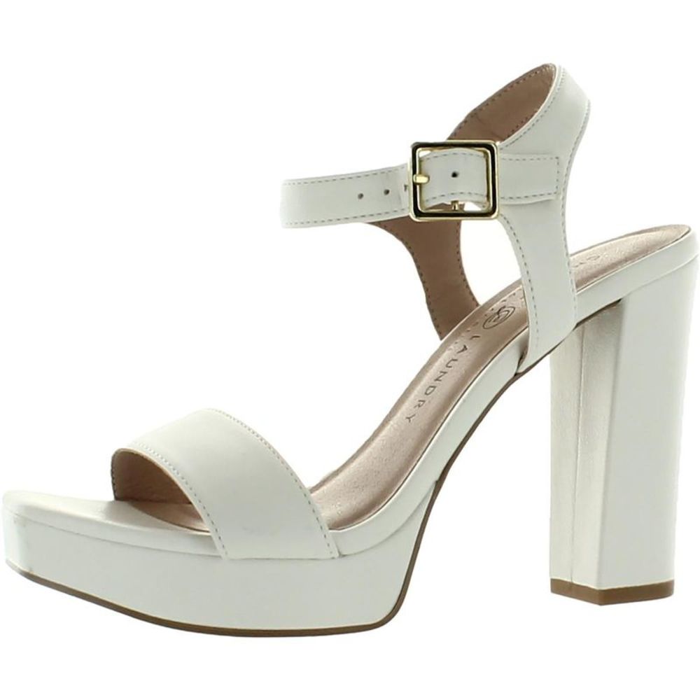 Chinese Laundry White Platform Sandals